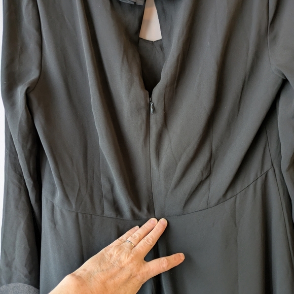 The Limited Collection Black Chiffon Dress sz M NWT - Picture 12 of 15